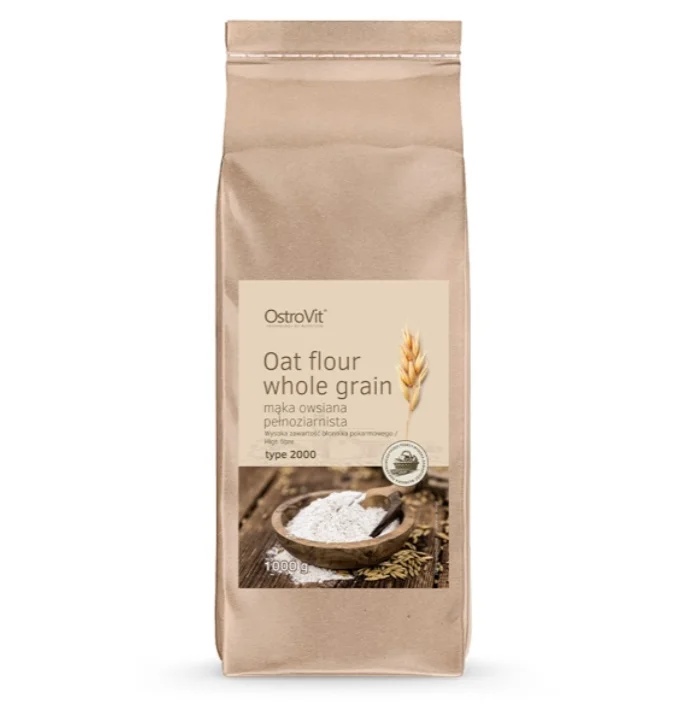 OstroVit Oat Flour Whole Grain 1000gr / Whole Wheat Flour