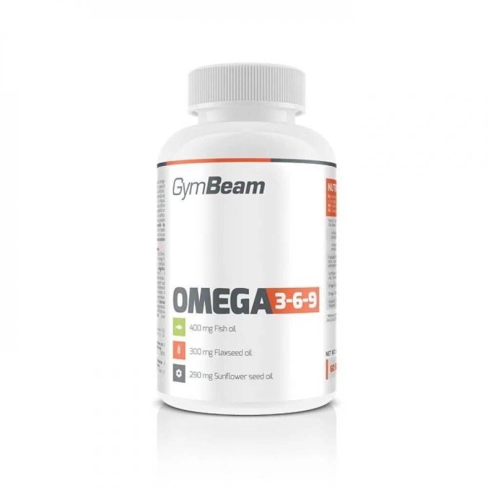 GymBeam Omega 3-6-9 60 gel capsules