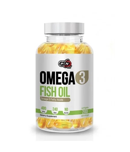 Pure Nutrition Omega 3 Fish Oil 480 EPA/240 DHA / 200 gel capsules