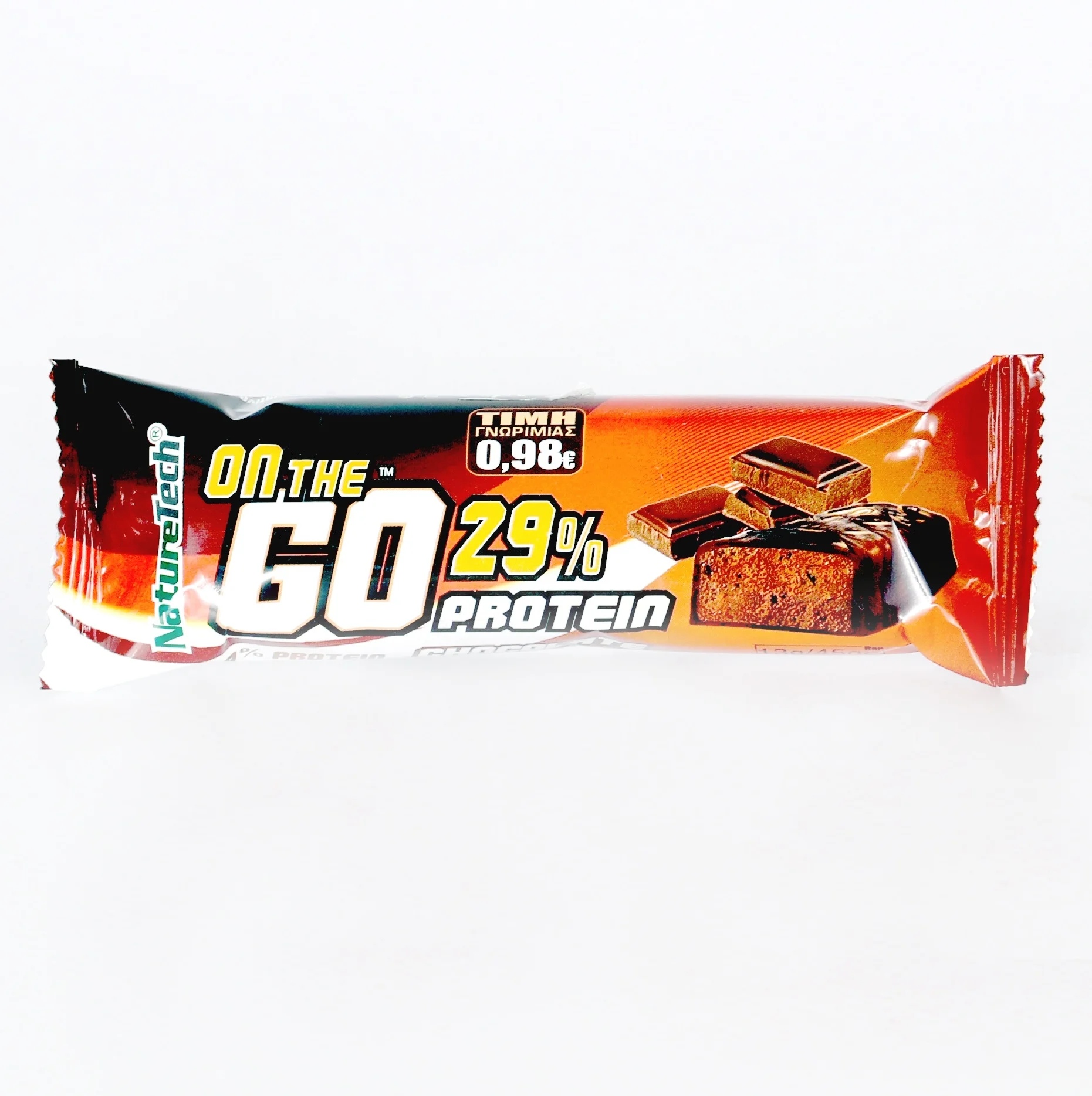 Naturetech On The Go Bar 45g Chocolate