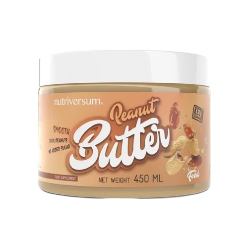 Nutriversum Peanut Butter Smooth | Keto Friendly - 450 gr