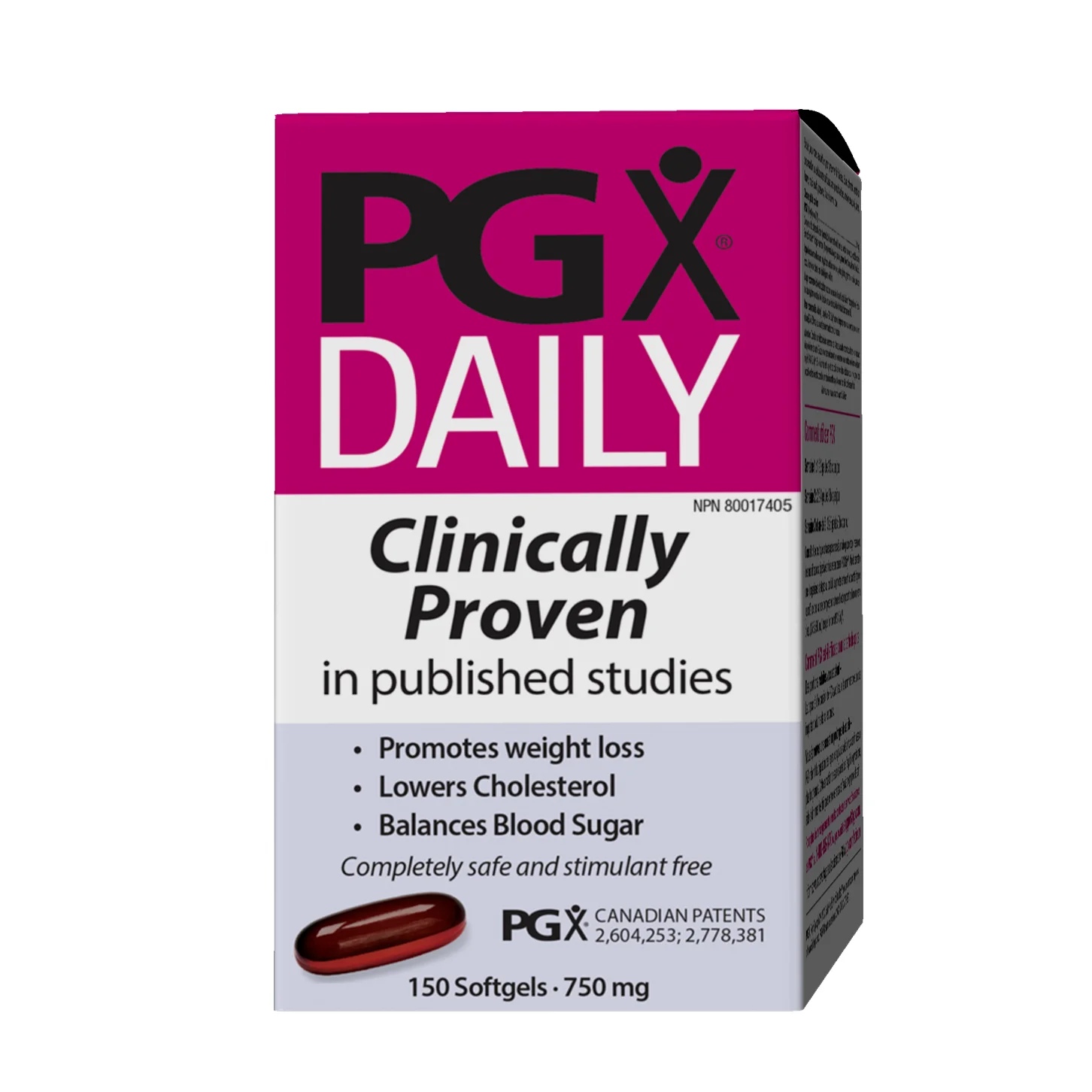 Webber Naturals PGX® Daily Ultra Matrix Slimming 750 mg x 150 softgel capsules