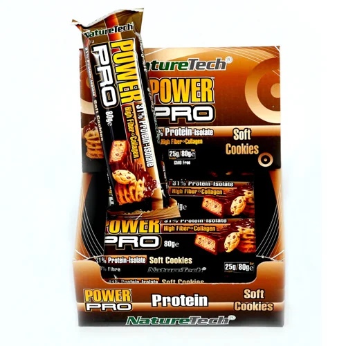 Naturetech Power PRO Bar / 12x80g Cookies