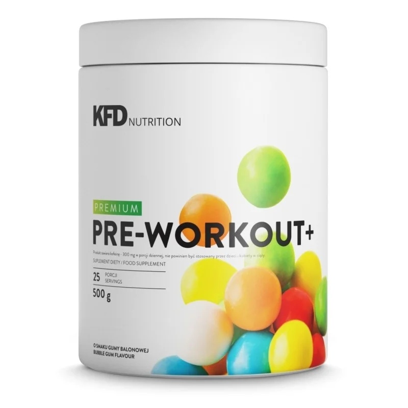 KFD Nutrition Premium Pre Workout+ - Tropical 500 g