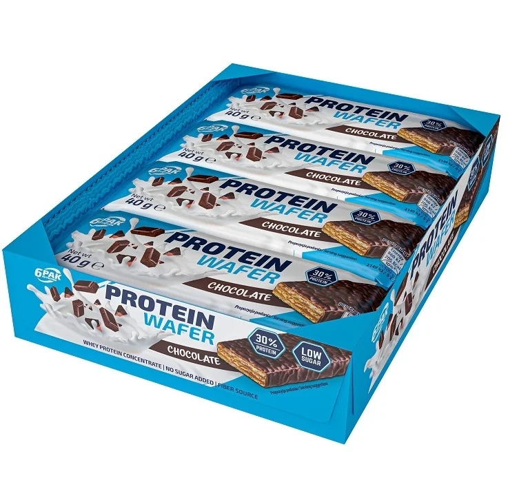 6 Pak Nutrition Protein Wafer BOX 12x40 g