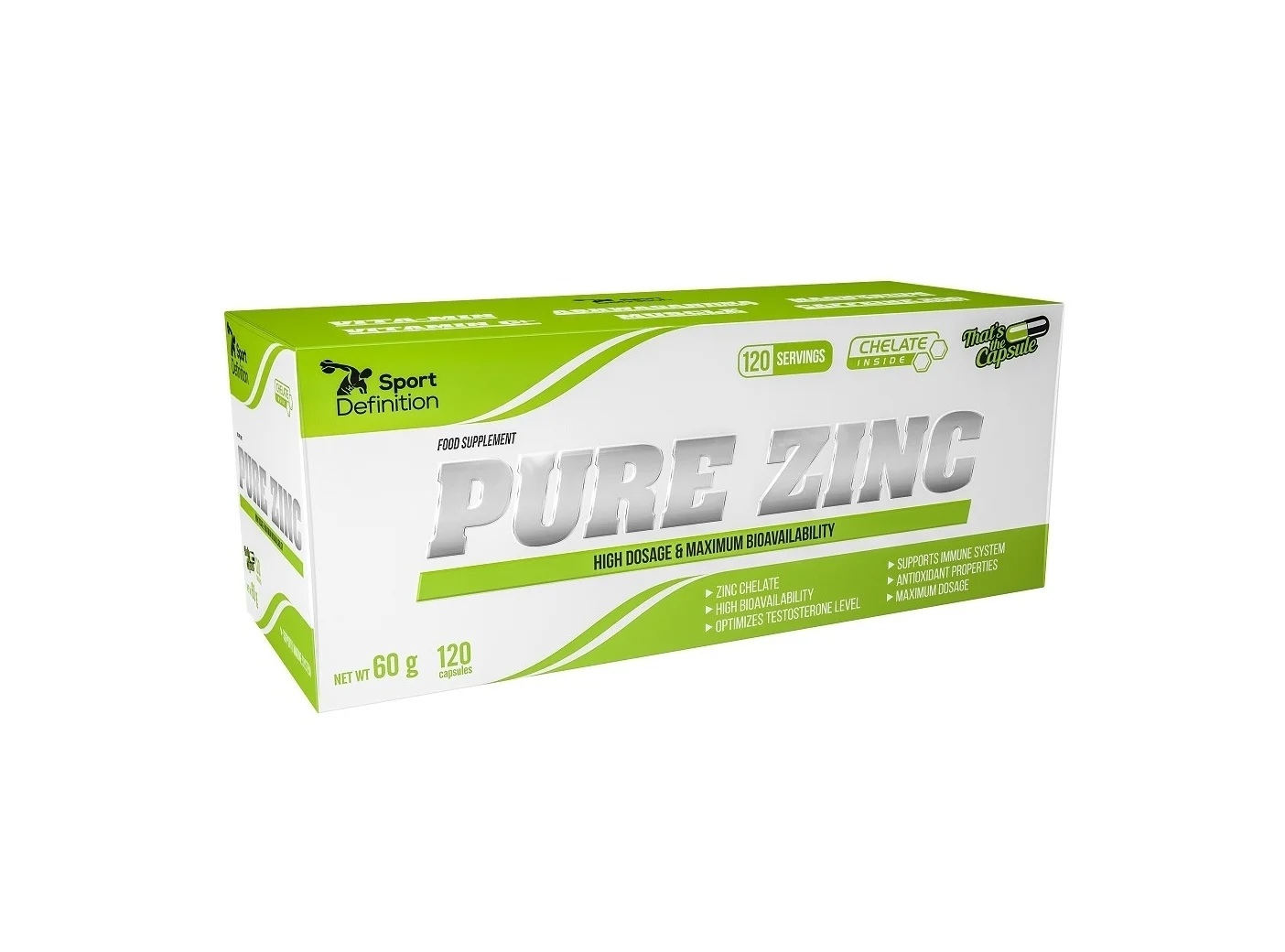 Sport Definition Pure Zinc 120 capsules