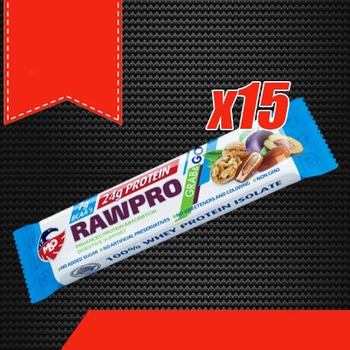 MLO RAWPRO BAR 15 protein bars 80 grams per box