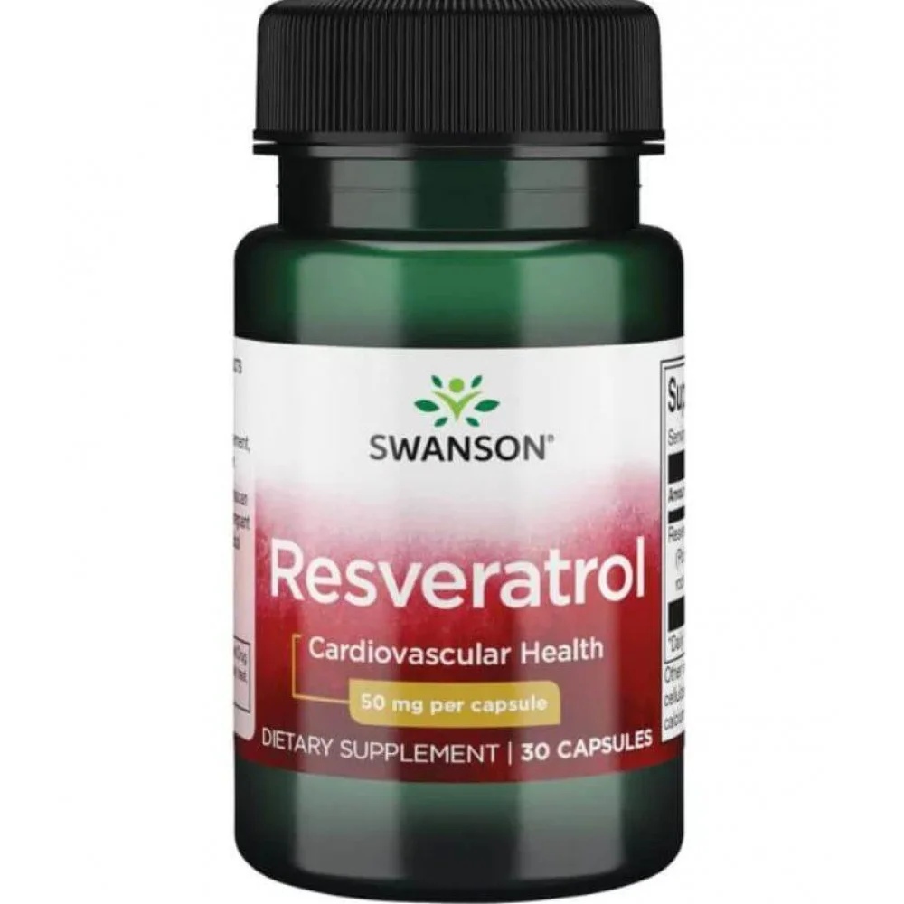 Swanson Resveratrol 50 mg / 30 capsules