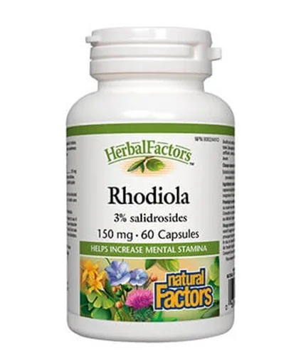 Natural Factors Rhodiola Rosea 150 mg / 60 capsules