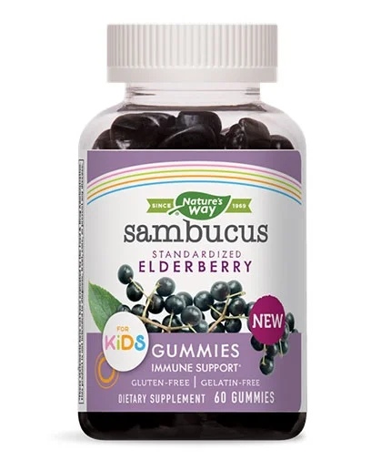 Natures Way Sambucus Gummies for Kids / 60 jelly tablets