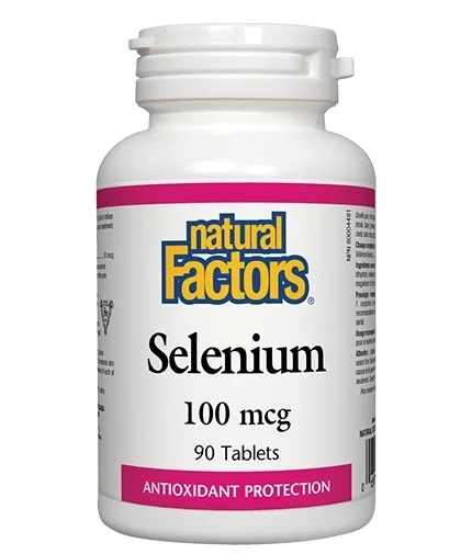 Natural Factors Selenium 100 mcg / 90 tablets