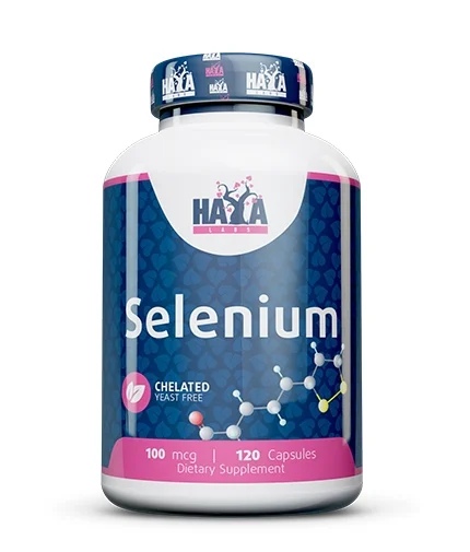 Haya Labs Selenium /Chelated -yeast free/ 100 mcg / 120 capsules