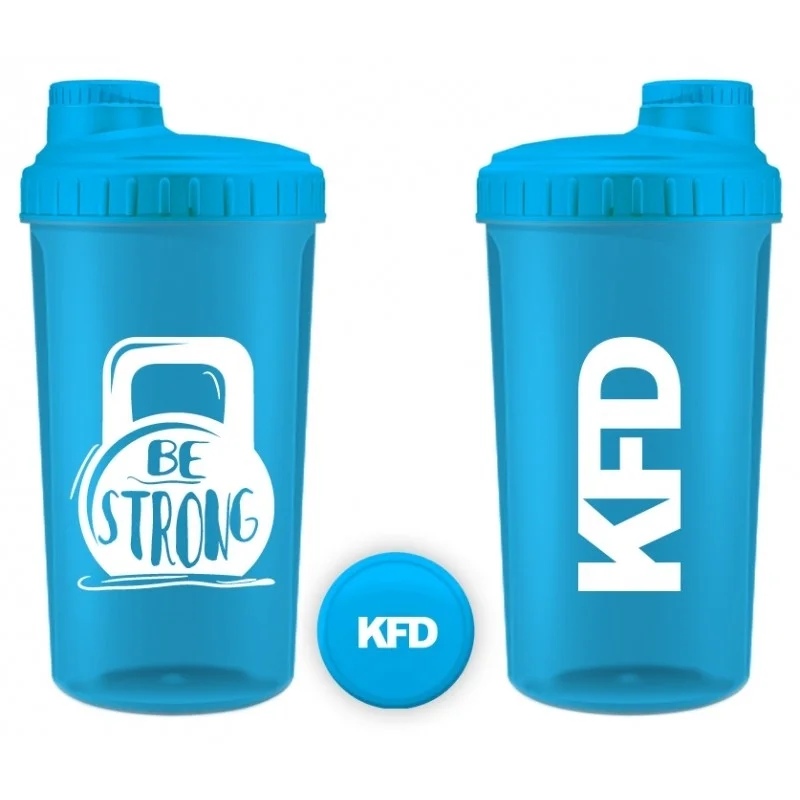 KFD Nutrition Shaker - Be Strong blue 700 ml