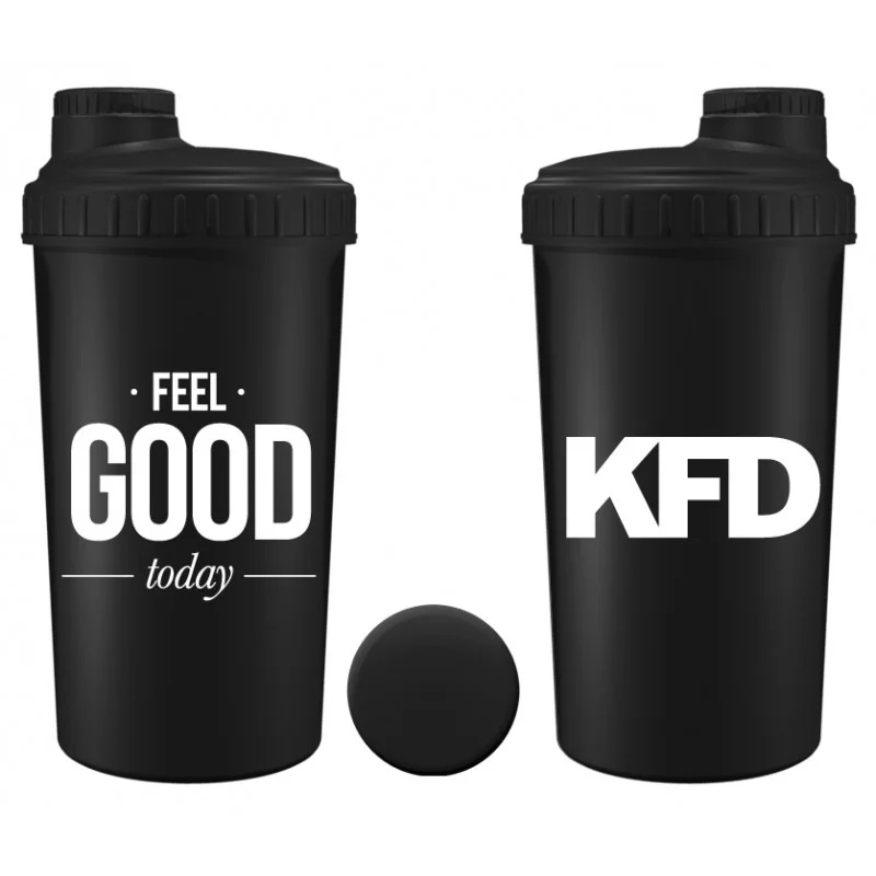 KFD Nutrition Shaker - Feel Good Today black 700 ml