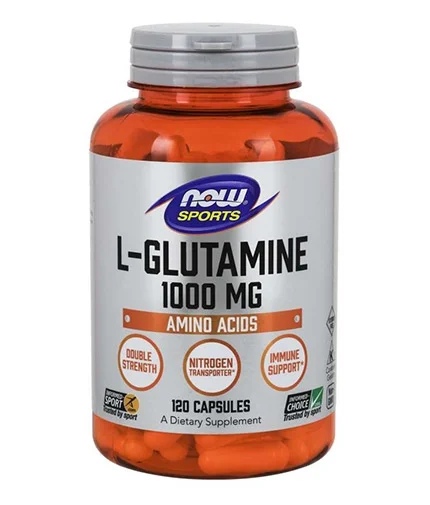 NOW Sports L-Glutamine 1000 mg / 120 capsules