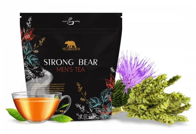 The Green Bear STRONG BEAR MENS TEA - BILKO MIX FOR MEN 160 g / 50 doses