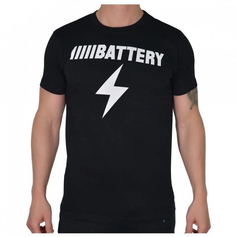 Battery Nutrition T-Shirt Man Black