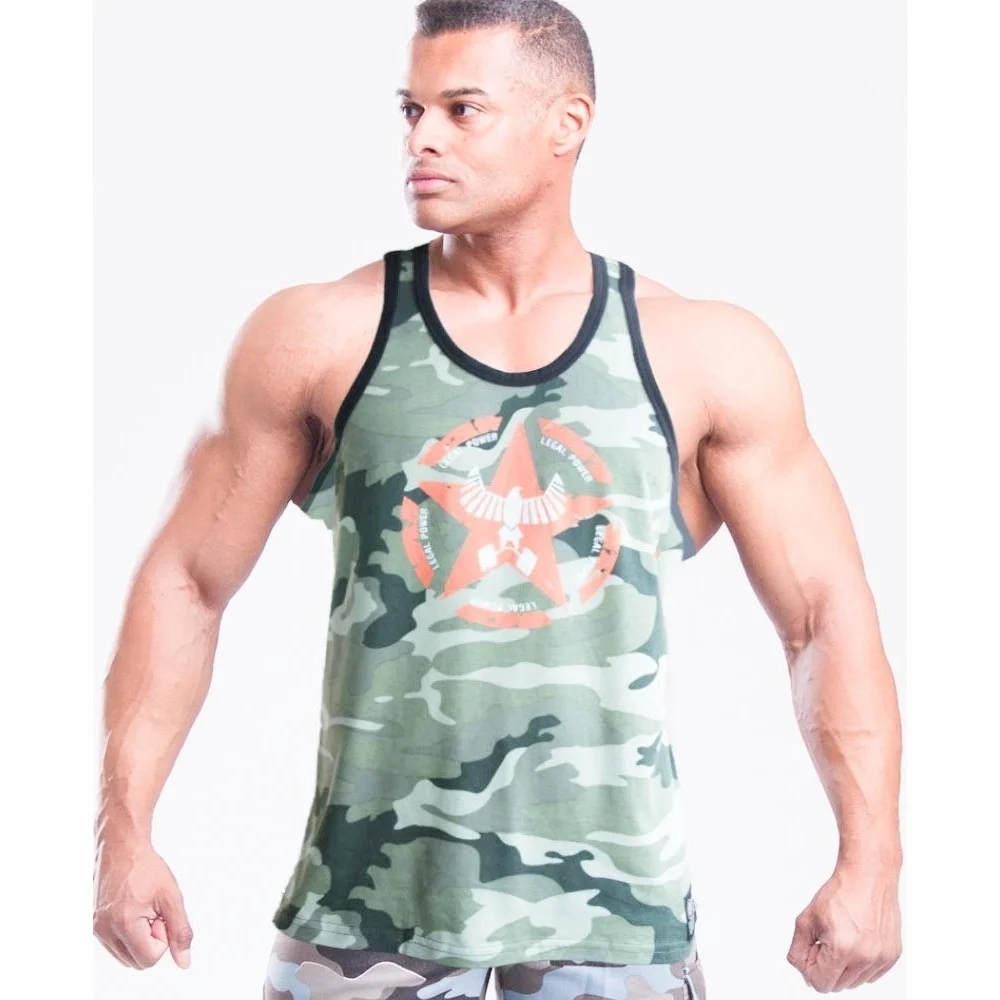 Legal Power TANK TOP &quot;CAMOU STAR&quot; SPORTSWEATHER