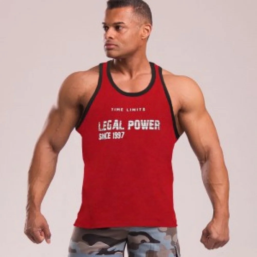 Legal Power TANK TOP RED / CAMOU SHIRT
