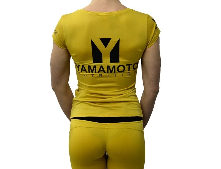 Yamamoto Nutrition T-Shirt-W Gold Team Yamamoto® Color: Gold