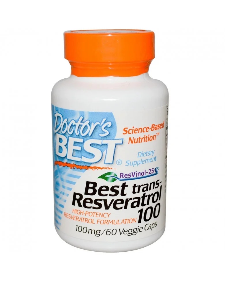 Doctors Best Trans-Resveratrol 100 mg / 60 capsules