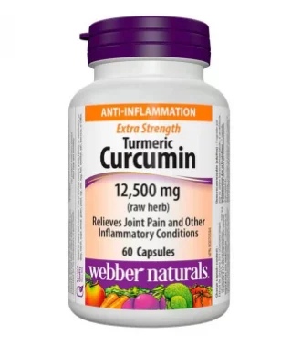 Webber Naturals Turmeric Curcumin Extra Strength/ Turmeric Curcumin) 500 mg x 60 capsules