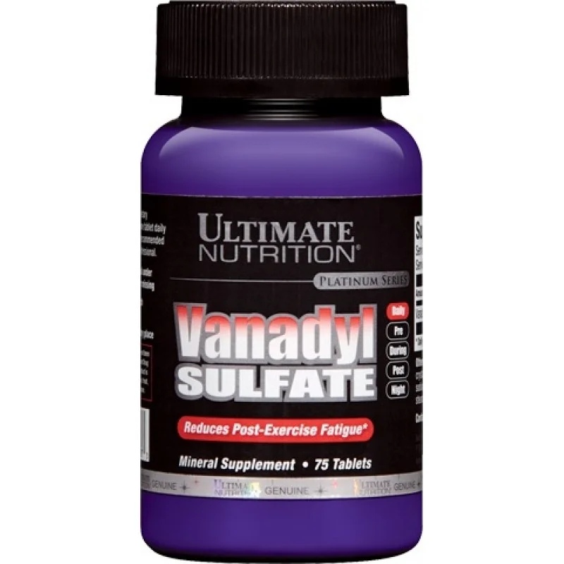 Ultimate Nutrition Vanadyl Sulfate 10 mg 75 tablets