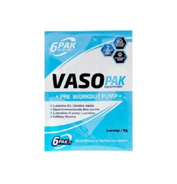 6 Pak Nutrition Vaso Pak 16 g