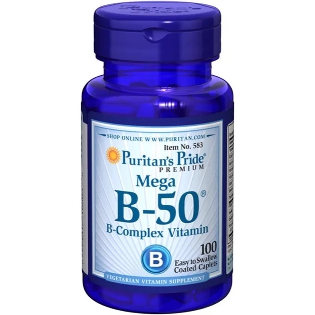 Puritan\s Pride VITAMIN B-50 / 100 tabs.