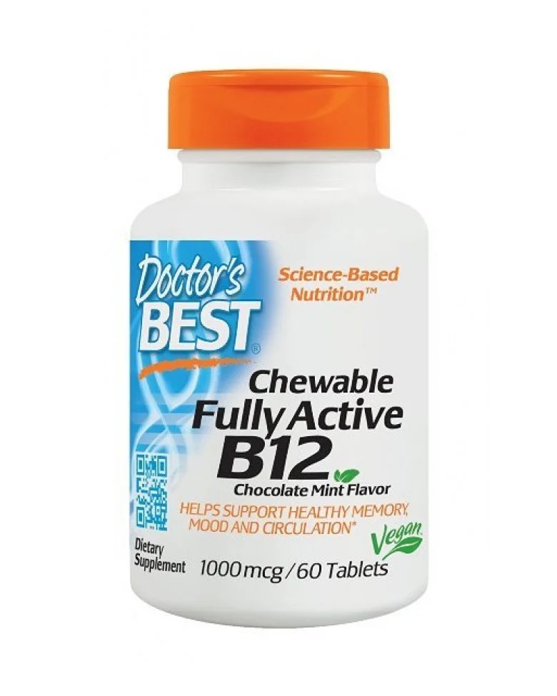 Doctors Best Vitamin B12 Methylcobalamin 1000 mcg / 60 tablets