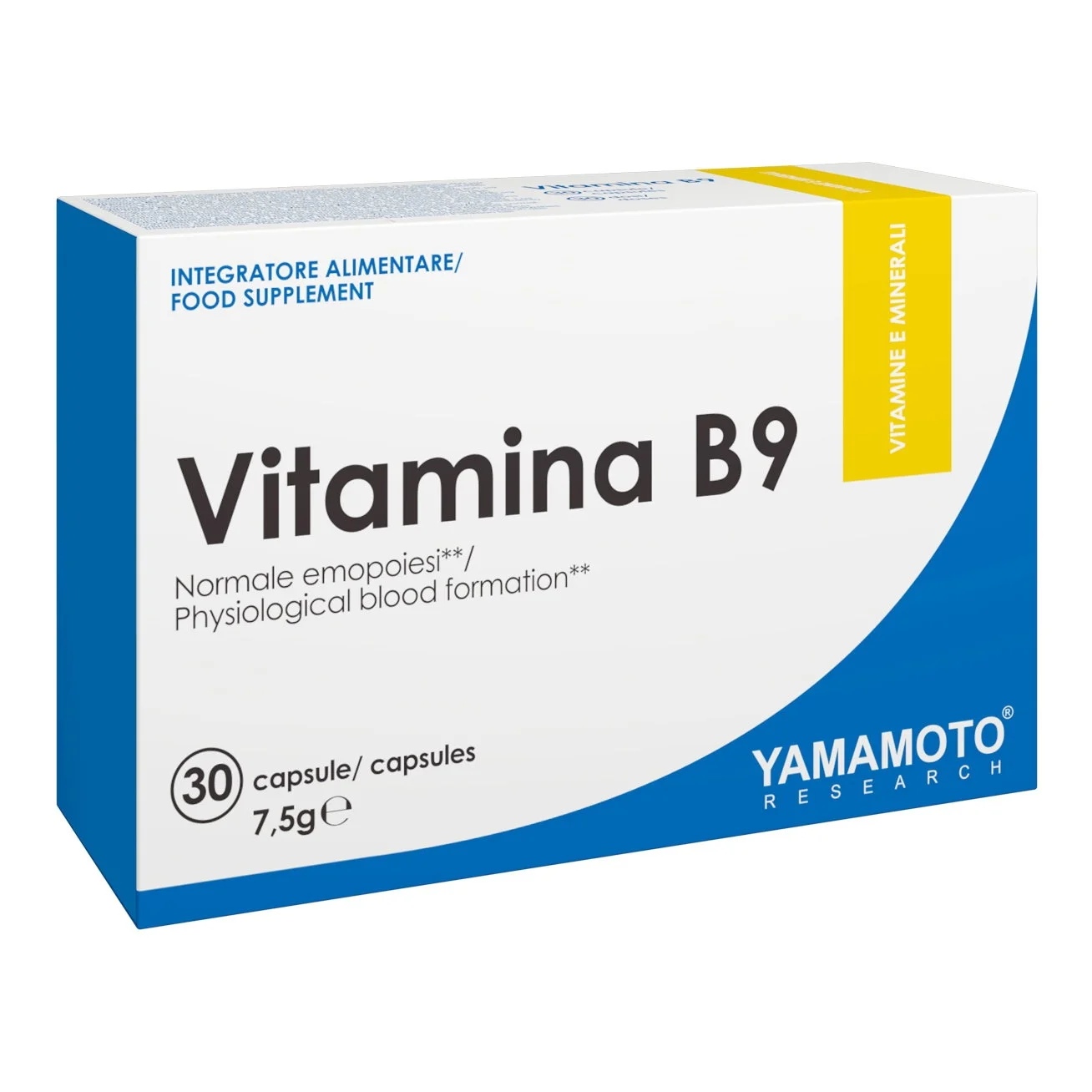 Yamamoto Natural Series Vitamina B9 / 30 capsules