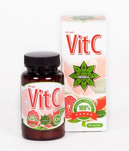 Cvetita Herbal Vitamin C - 80 capsules x 600 mg