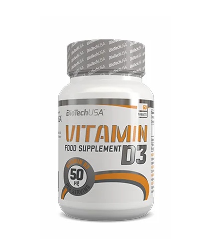 Biotech USA Vitamin D3 2000 IU / 60 tablets