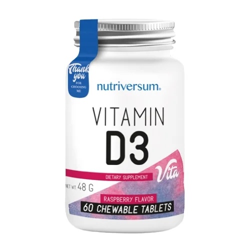 Nutriversum Vitamin D3 2000 | Chewable - 60 tabs / 60 servs