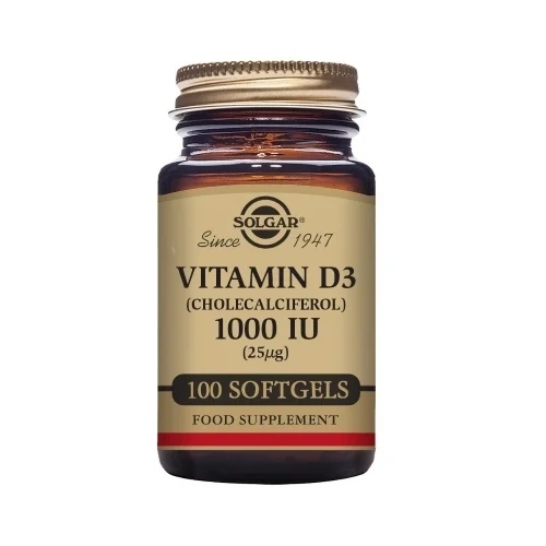 Solgar Vitamin D3 Cholecalciferol) 1000 IU