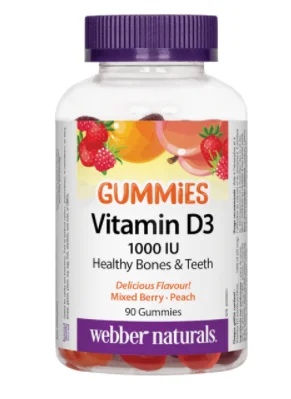 Webber Naturals Vitamin D3 Gummies / Vitamin D3