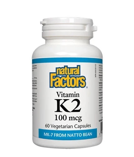 Natural Factors Vitamin K2 100 mg / 60 capsules