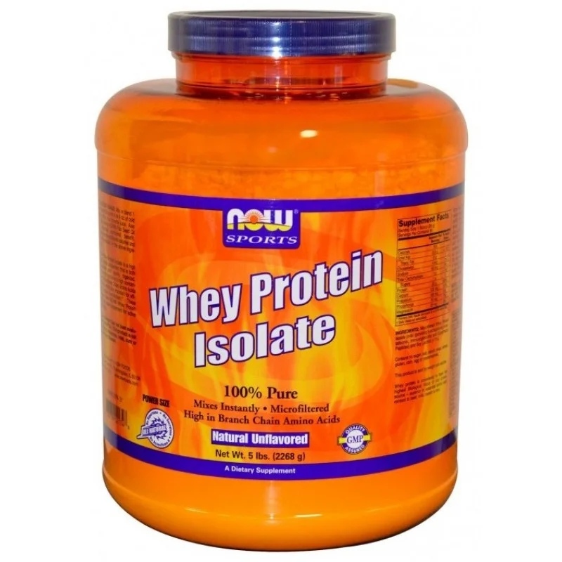 NOW Whey Protein Isolate /Flavoured/ 2268 g.