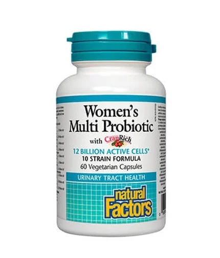 Natural Factors Womens Multi Probiotic / 60 capsules