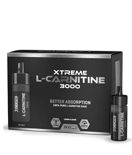 XCORE Nutrition L-Carnitine 3000mg / 20 shot