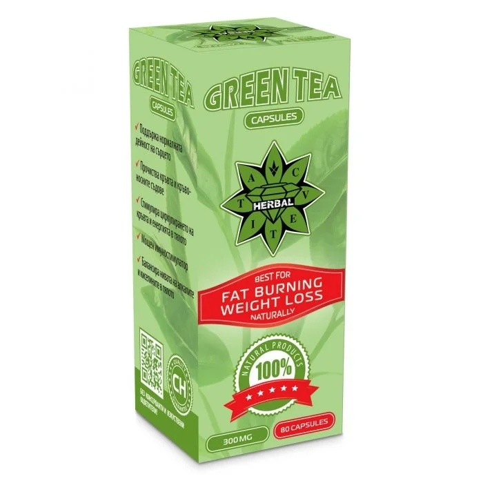 Flowers Green Herbal Tea Green Tea) - 80 capsules