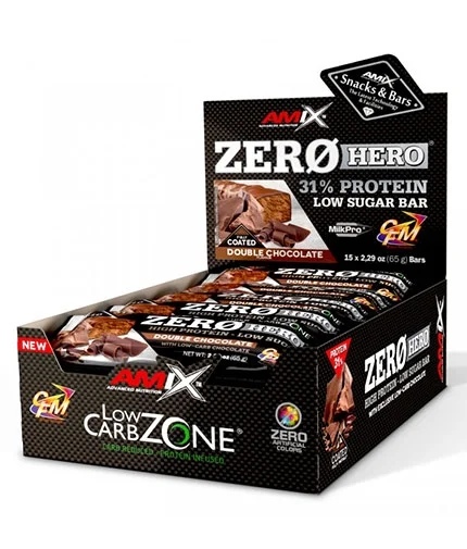 Amix Nutrition ZeroHero Protein Bar / 15x65 g